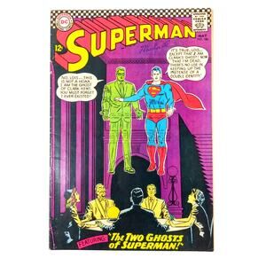 Superman #186 (1966) DC Comics Vol 1 VG Silver Age Classic Superhero Issue
